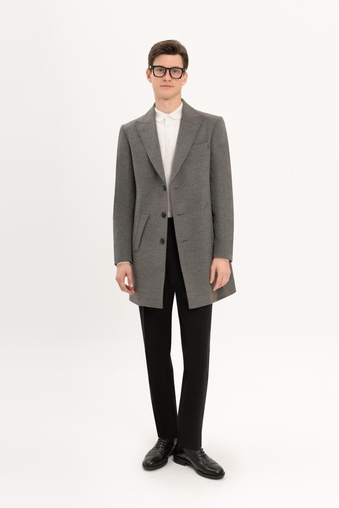 Пальто MAZALTOVMAN премиум Серое