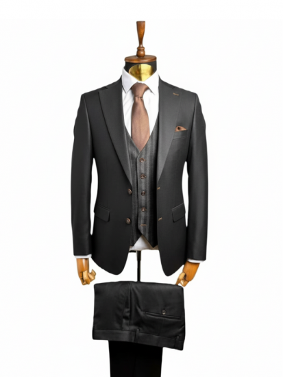 Костюм MAZALTOVMAN 3-ка Черный премиум линейка
