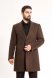Пальто MAZALTOVMAN премиум Коричневое фактурное