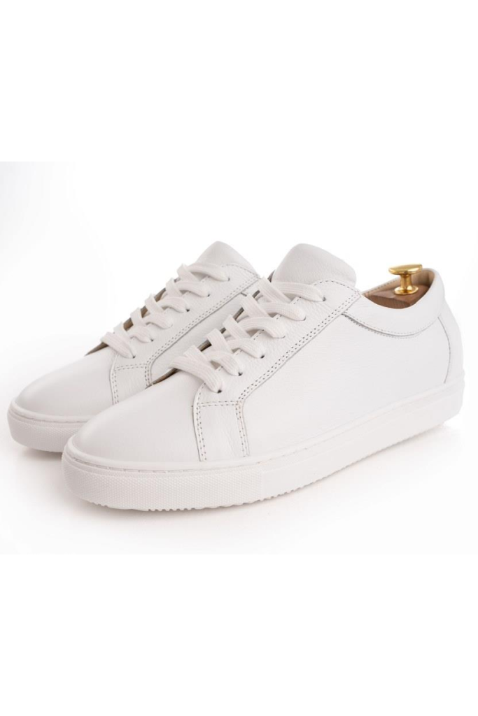 Кеды MAZALTOVMAN Белые кожаные