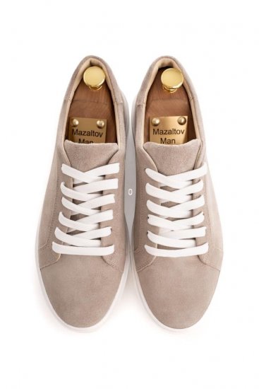 Кеды MAZALTOVMAN Бежевые из замши