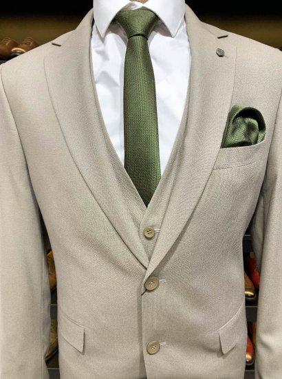 Костюм MAZALTOVMAN 3-ка Бежевый фактурный