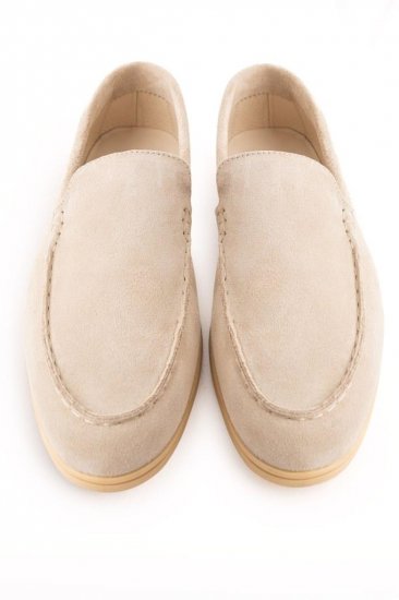 Лоферы MAZALTOVMAN из замши Бежевые