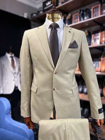 Костюм MAZALTOVMAN 2-ка Бежевый фактурный