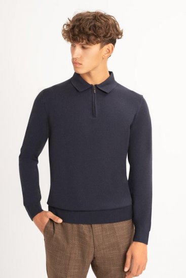 Поло ХЛФ Синее с замком