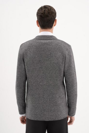 Кардиган AMT Серый фактурный