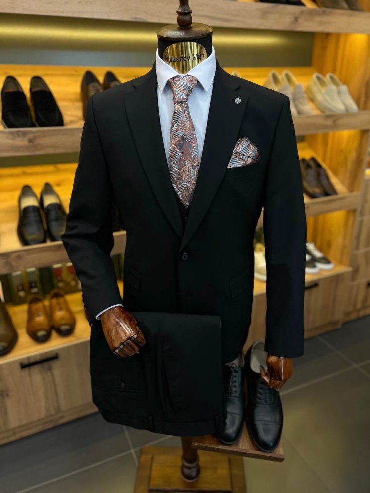 Костюм MAZALTOVMAN 3-ка премиум Черный