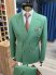 Костюм МИР 2-ка двубортный Зеленый